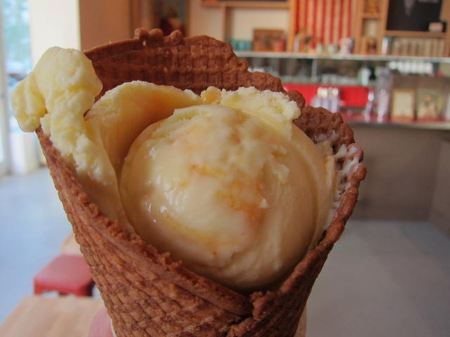 Odd Fellows Ice Cream's Chorizo Caramel Cone