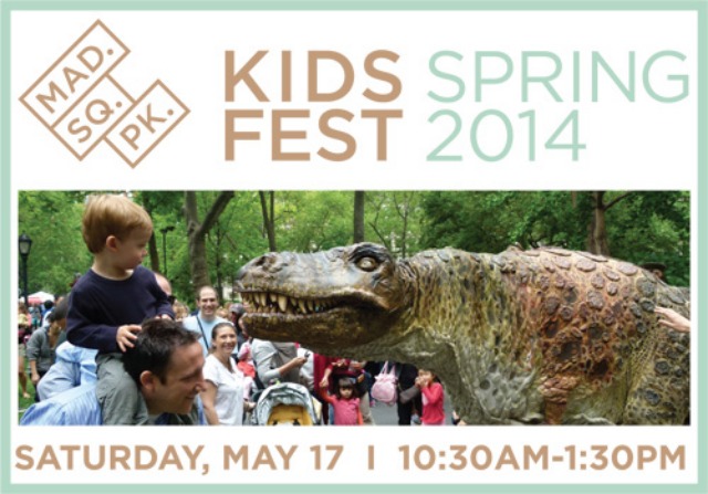 Image of the official event information for Madison Square Park Spring Kid's Fest in NYC
