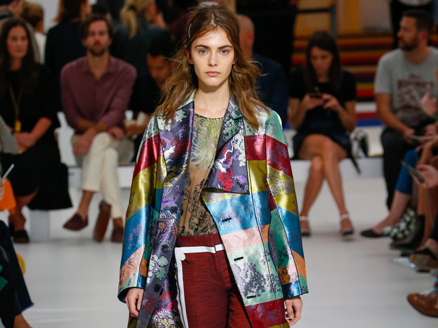 stripes at spring fashion week