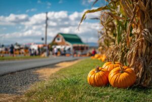 a pumpkin patch photo
