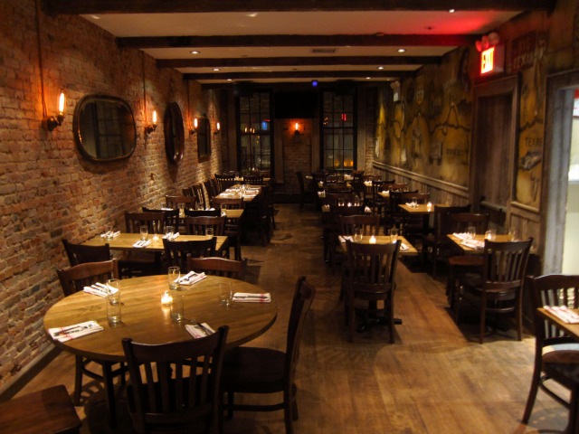 There's plenty of seating at Route 66 Smokehouse in NYC