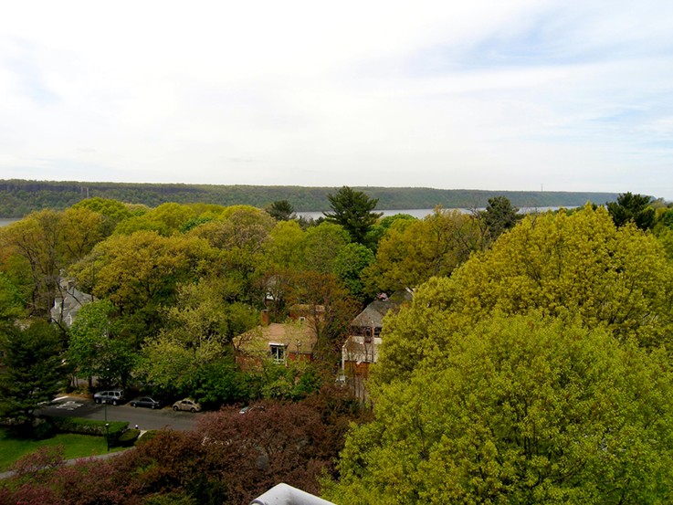 View from Briar Hill looking to Hudson River